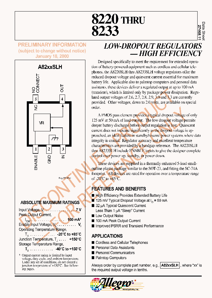 A8233SLH_536392.PDF Datasheet