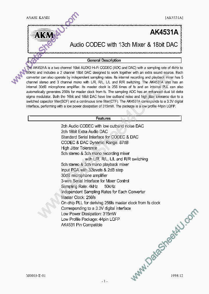 AK4531A_512533.PDF Datasheet