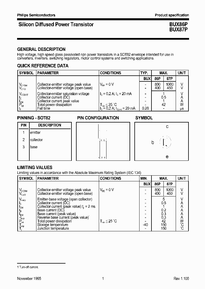 BUX86P_489929.PDF Datasheet