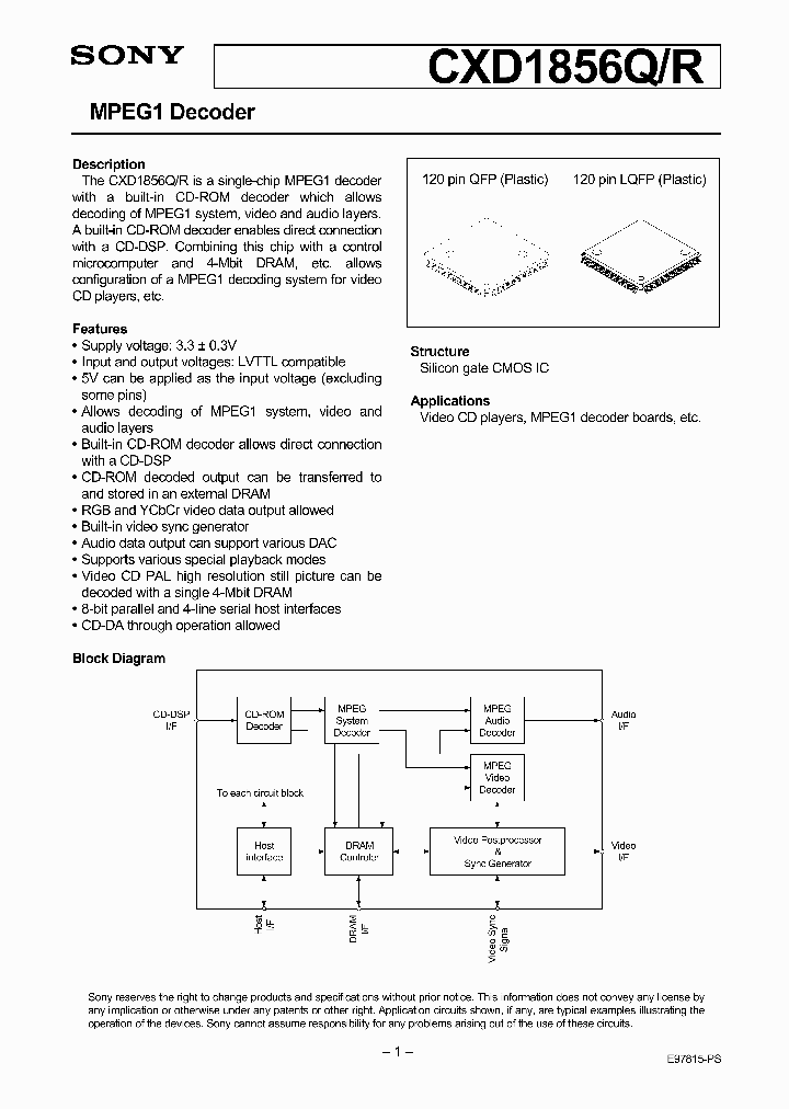 CXD1856R_506070.PDF Datasheet