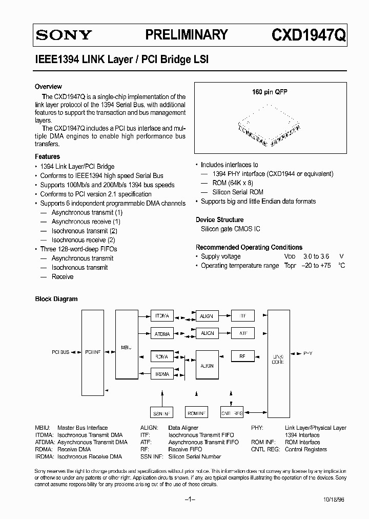 CXD1947Q_520768.PDF Datasheet