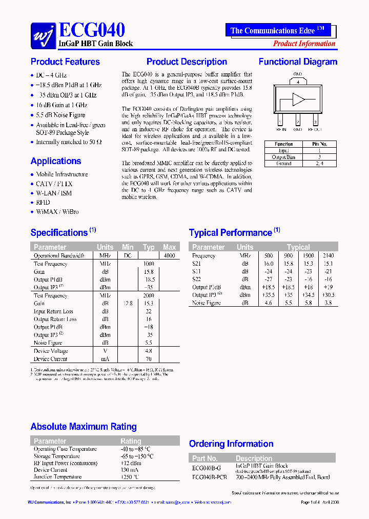 ECG040_495976.PDF Datasheet