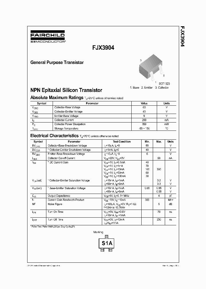 FJX3904_547932.PDF Datasheet