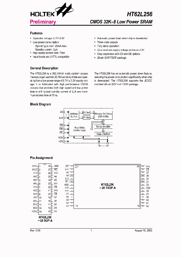 HT62L256-28TSOP-A_554791.PDF Datasheet