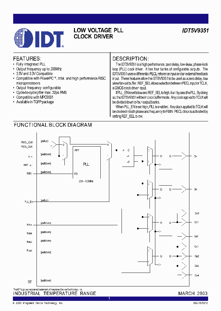 IDT5V9351PR_527723.PDF Datasheet