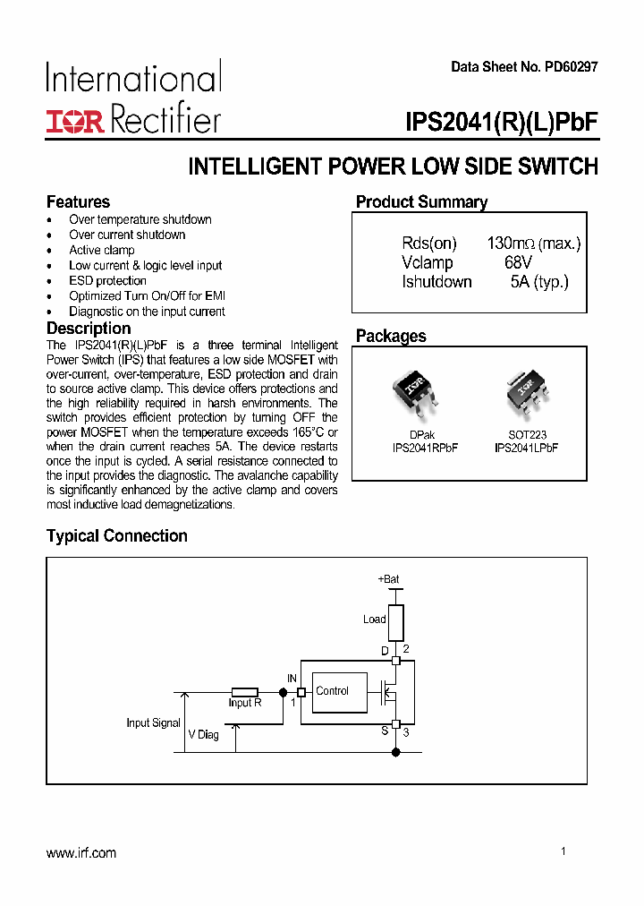 IPS2041LPBF_557936.PDF Datasheet