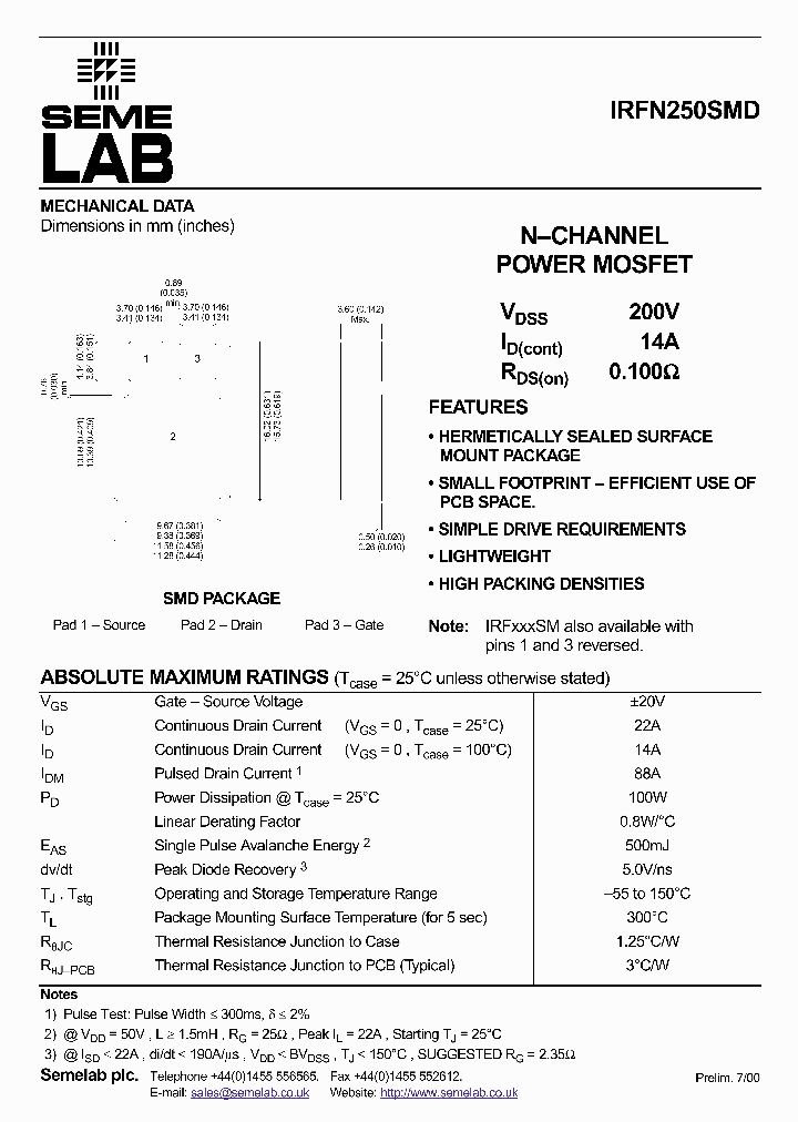 IRFN250SMD_488417.PDF Datasheet