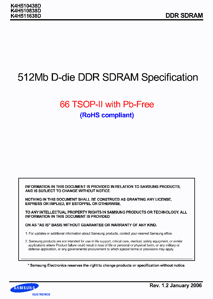 K4H510438D_553910.PDF Datasheet