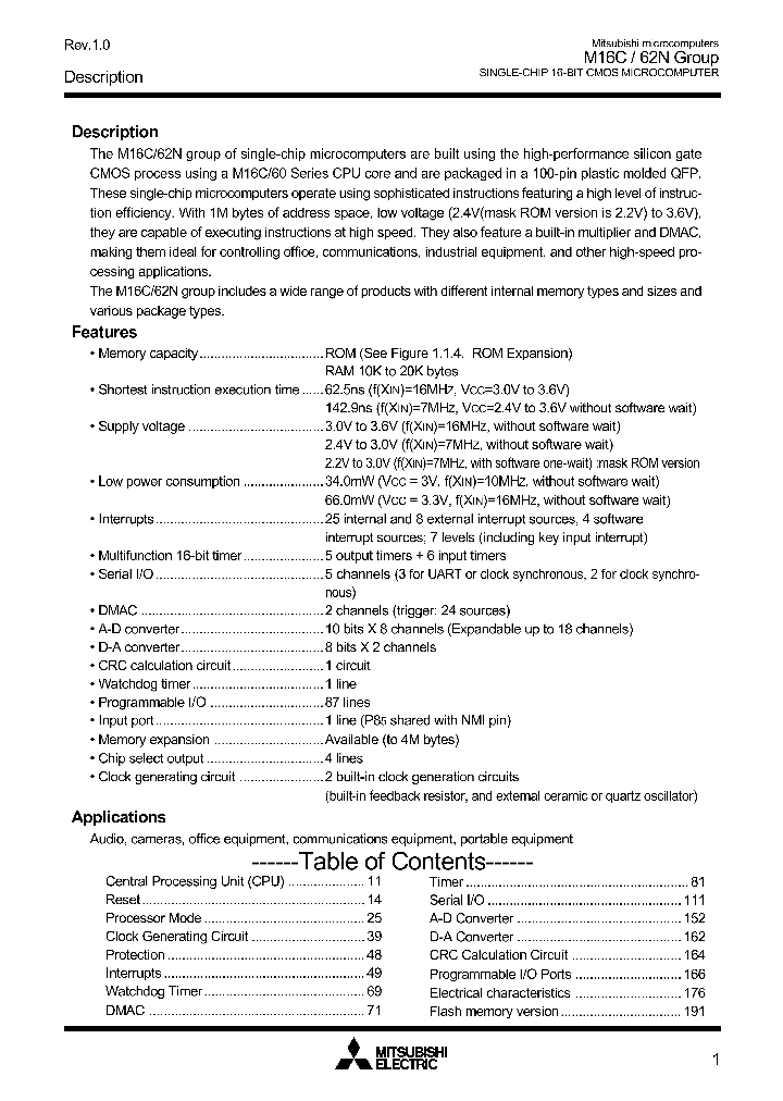 M30620FCNGP_521354.PDF Datasheet