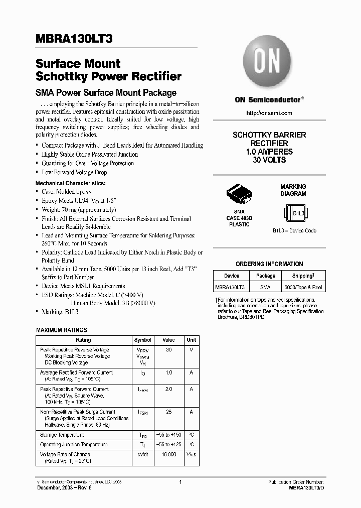 MBRA130LT3_532534.PDF Datasheet