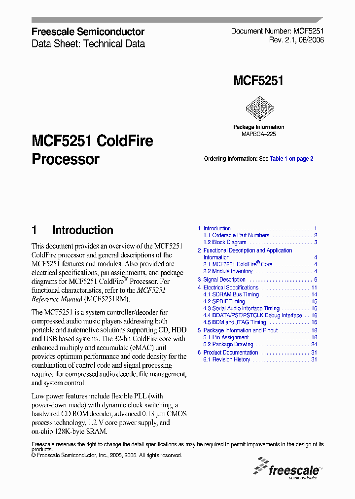 MCF5251_540338.PDF Datasheet