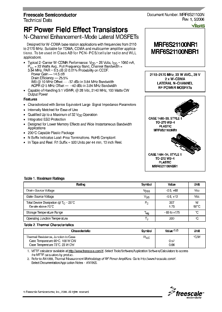 MRF6S21100N_549059.PDF Datasheet
