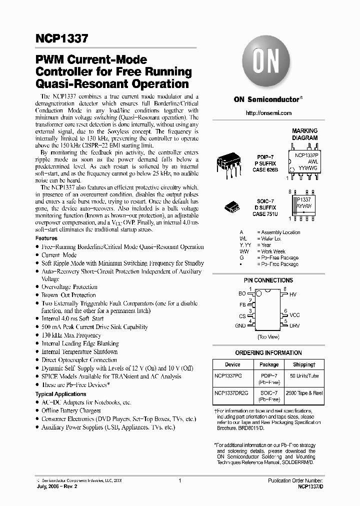 NCP1337_499653.PDF Datasheet