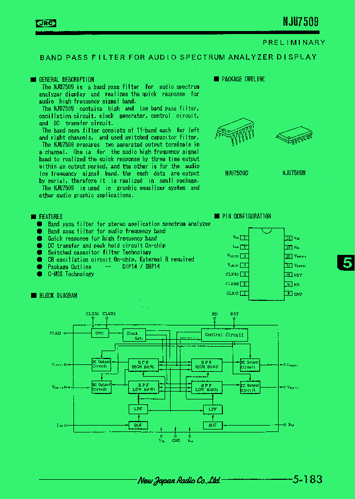 NJU7509M_501379.PDF Datasheet