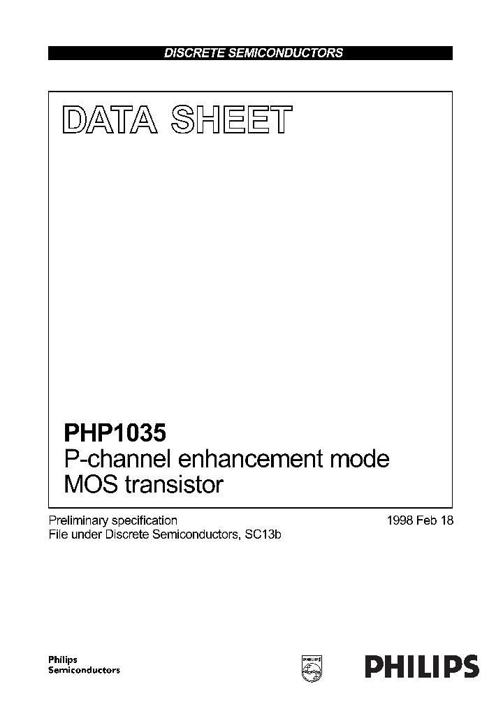 PHP1035_508338.PDF Datasheet