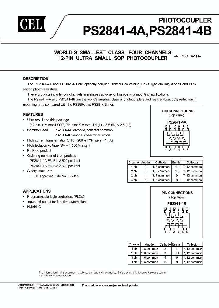 PS2841-4A_525004.PDF Datasheet