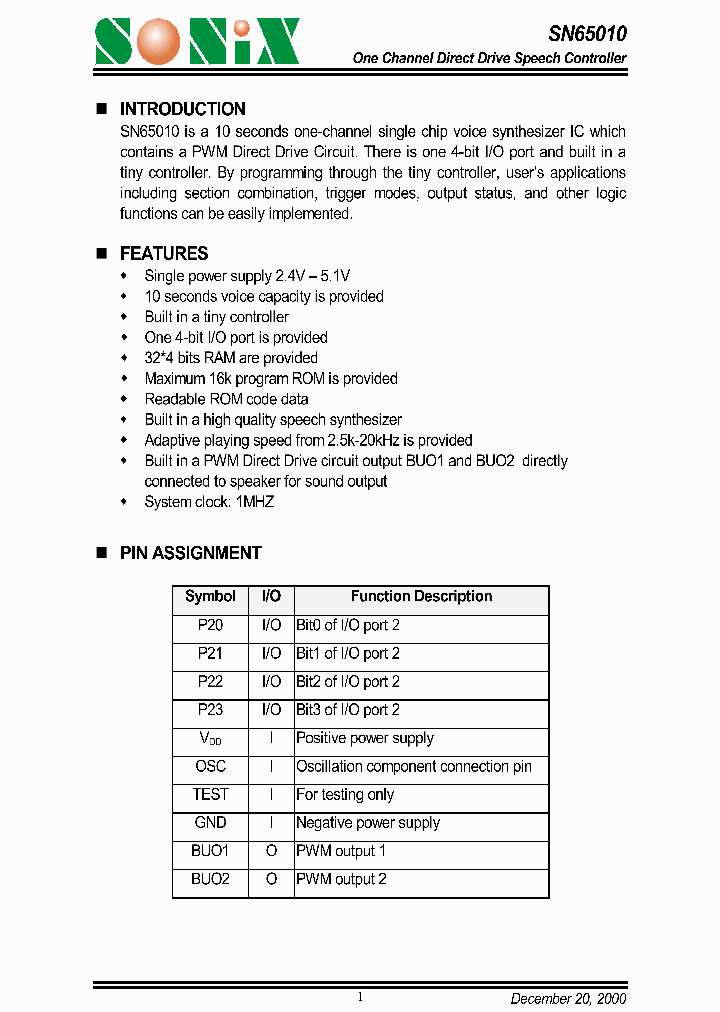 SN65010_527580.PDF Datasheet