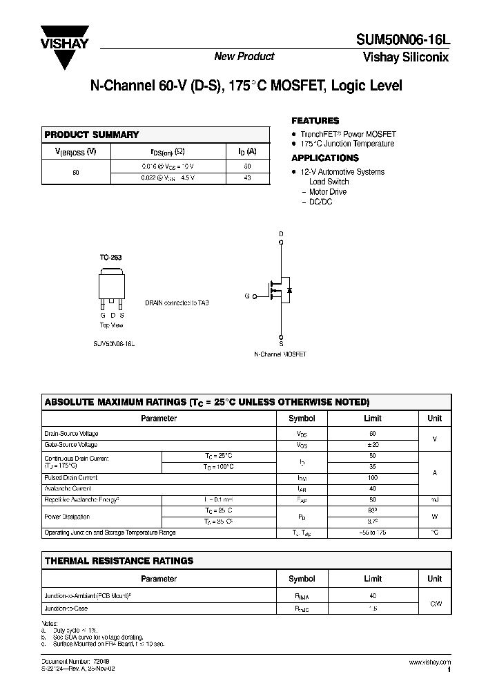 SUM50N06-16L_527935.PDF Datasheet