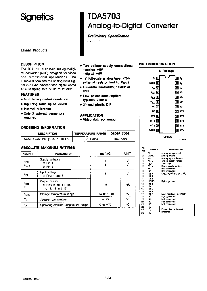 TDA5703_514378.PDF Datasheet