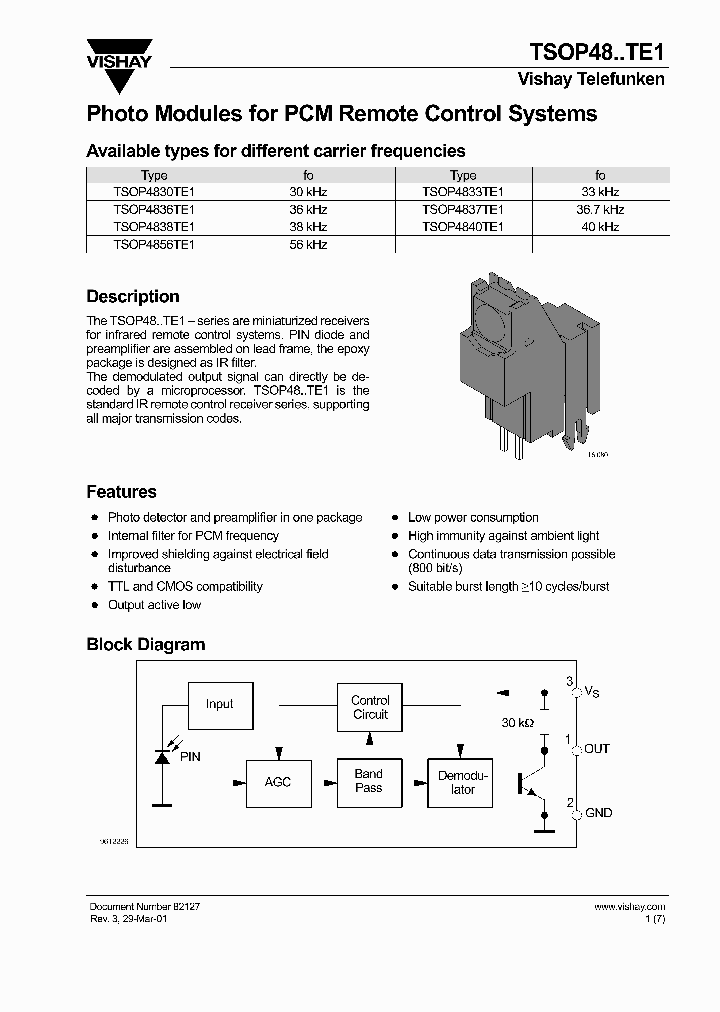 TSOP4836TE1_541690.PDF Datasheet