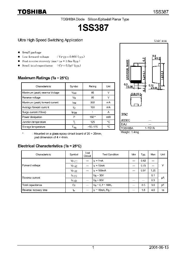 1SS387_659710.PDF Datasheet