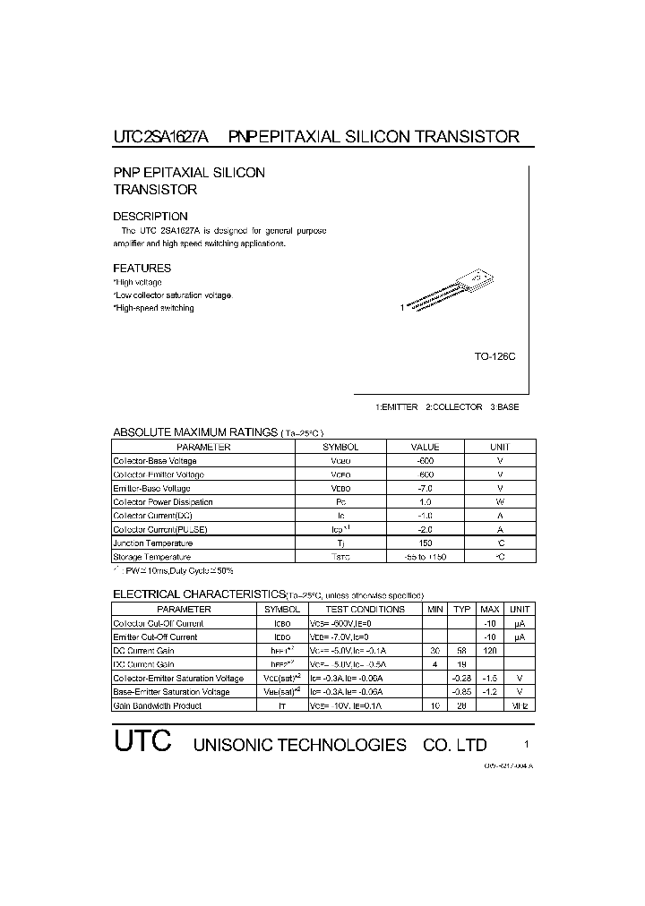 2SA1627A_605672.PDF Datasheet