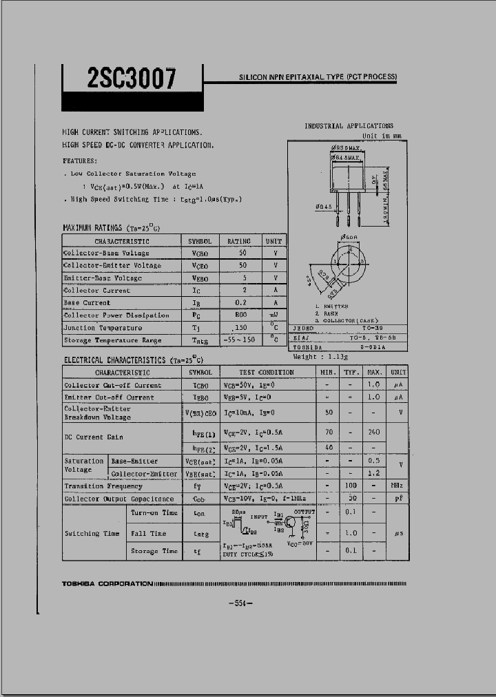 2SC3007_572034.PDF Datasheet