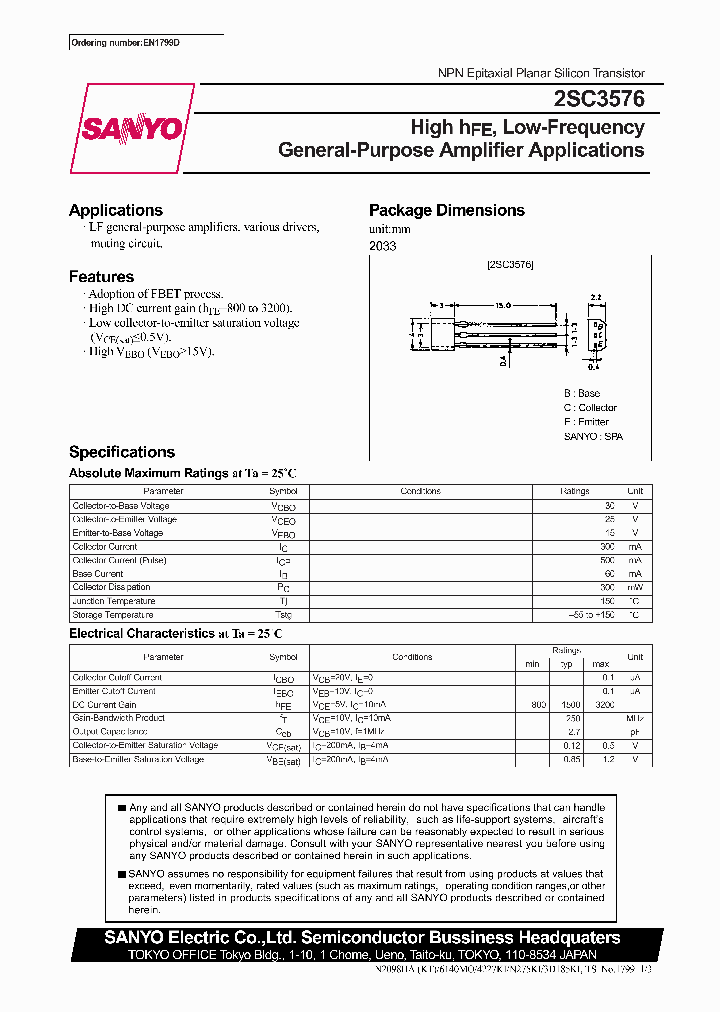 2SC3576_782626.PDF Datasheet