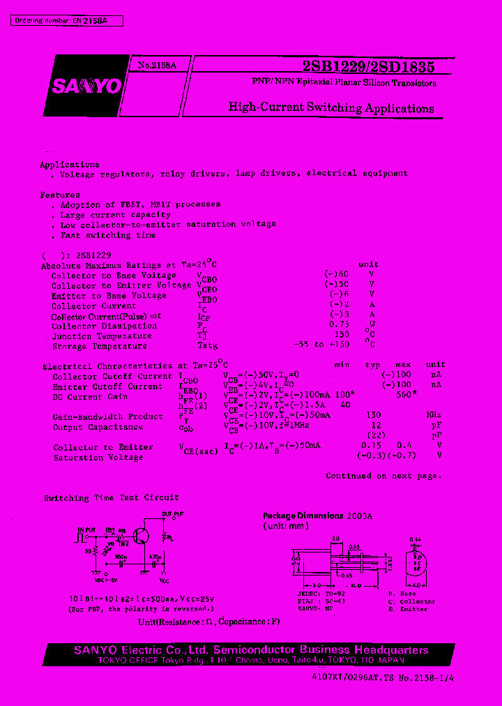 2SD1835_581406.PDF Datasheet