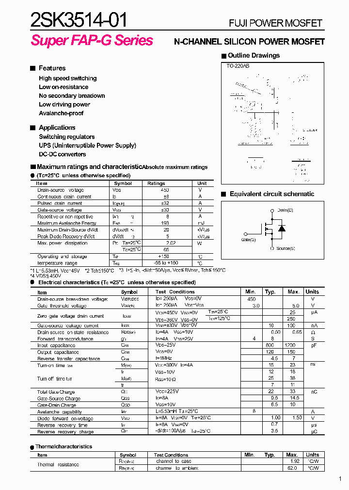 2SK3514_767483.PDF Datasheet