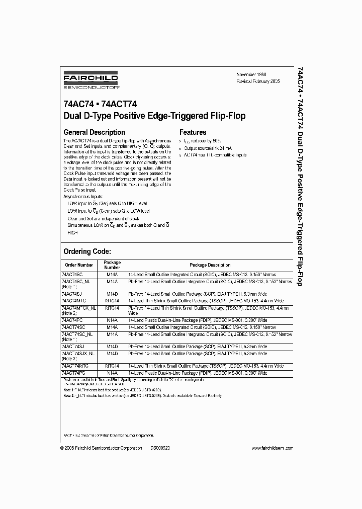 74AC7405_723664.PDF Datasheet