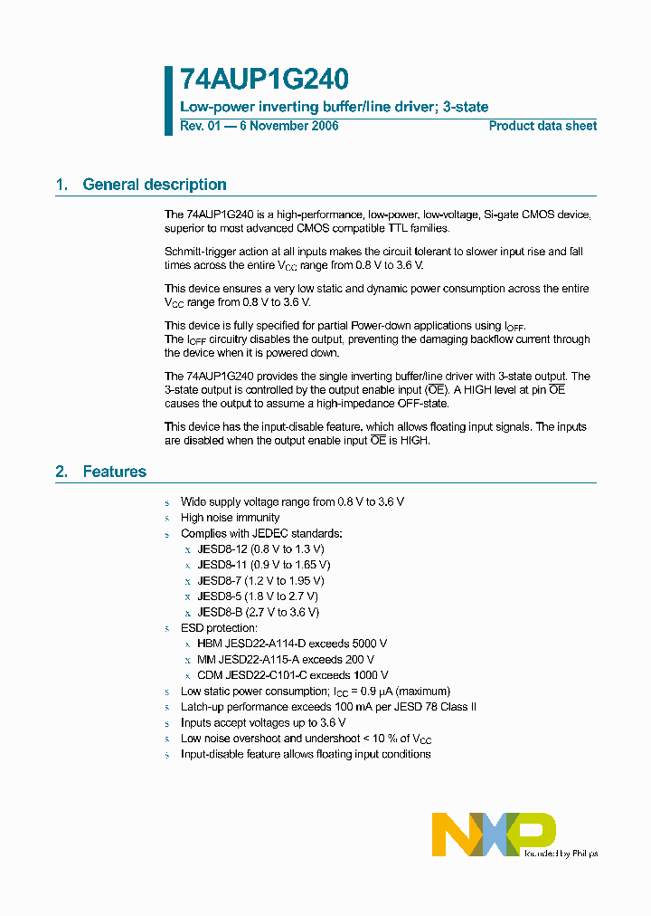 74AUP1G240_710800.PDF Datasheet