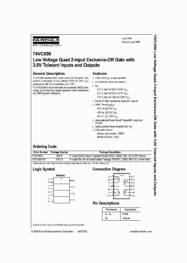 74VCX86MTC_721294.PDF Datasheet