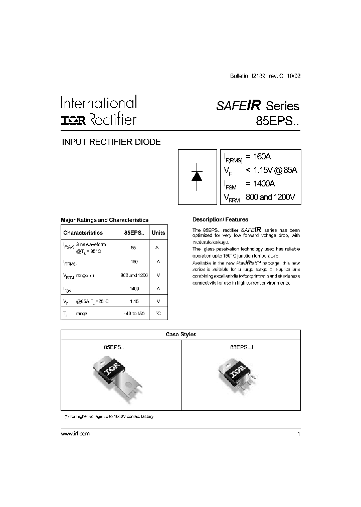 85EPS08J_711674.PDF Datasheet