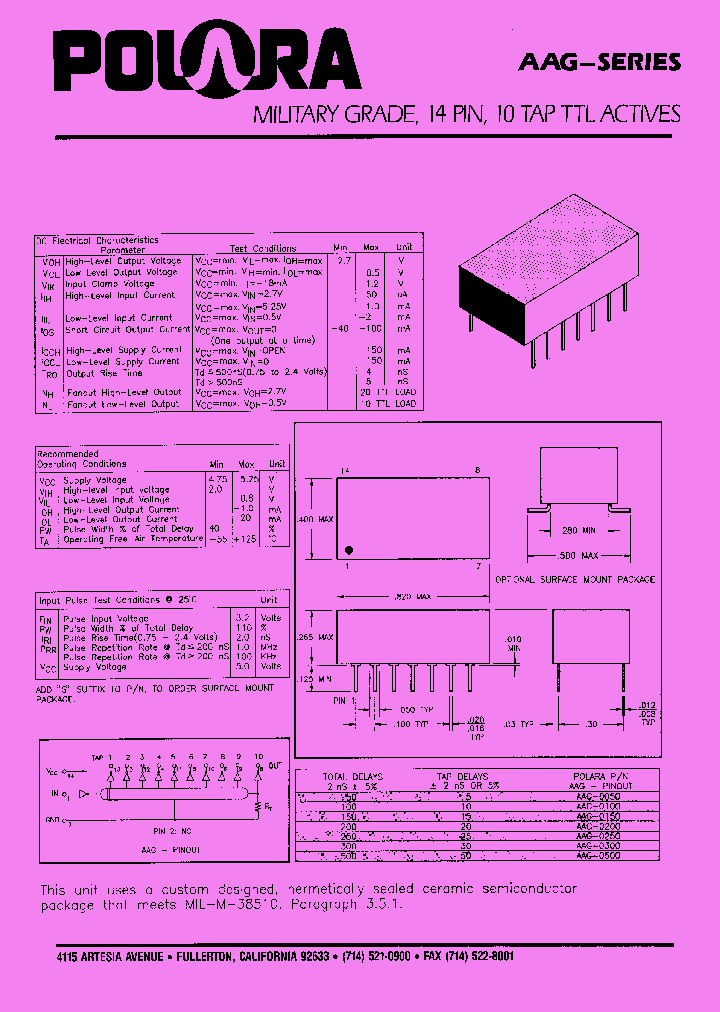 AAG-0100_712034.PDF Datasheet