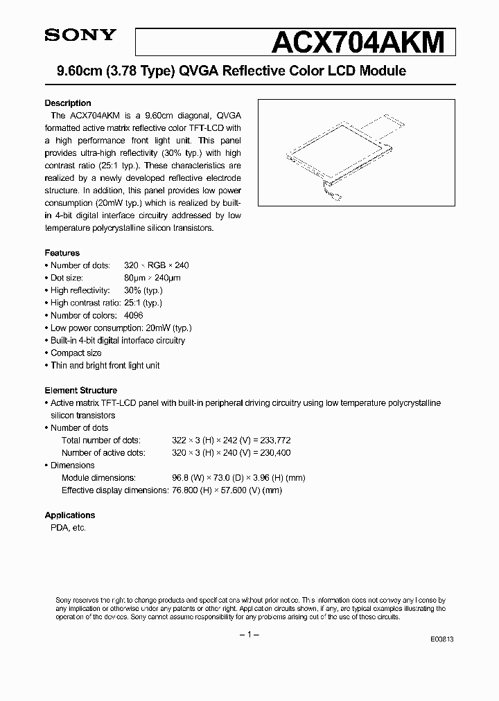 ACX704_570420.PDF Datasheet