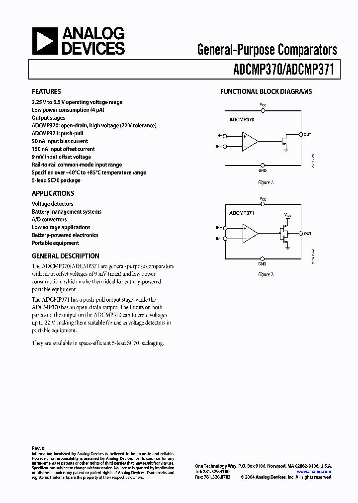 ADCMP370AKS-REEL7_756392.PDF Datasheet