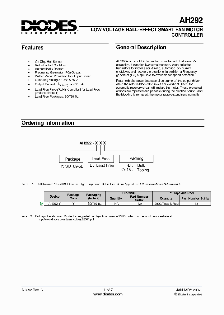 AH292-Y_736277.PDF Datasheet