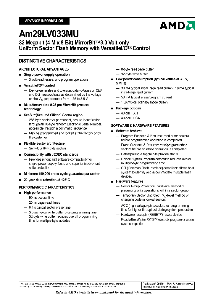 AM29LV033MUU101EI_723351.PDF Datasheet