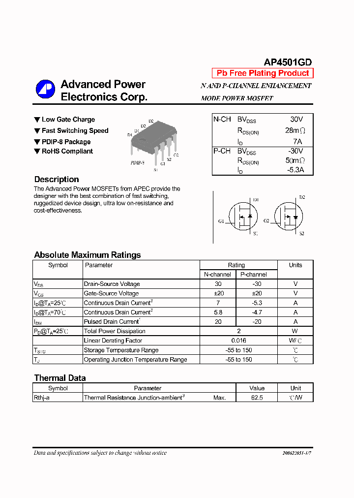 AP4501GD_642896.PDF Datasheet