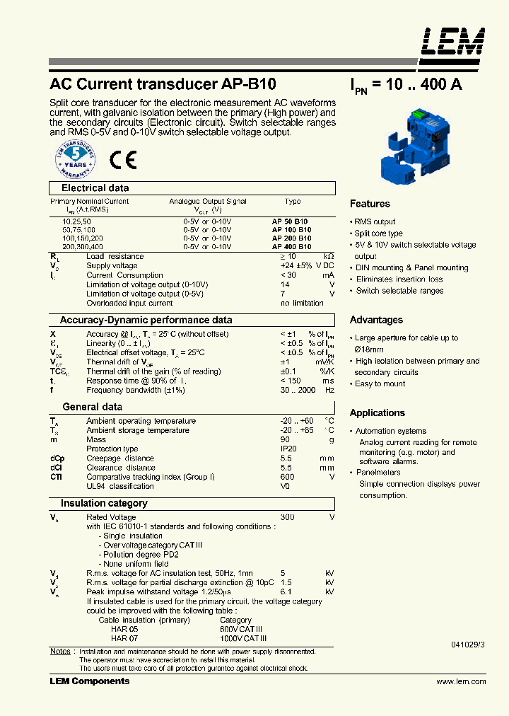 AP-B101_704106.PDF Datasheet