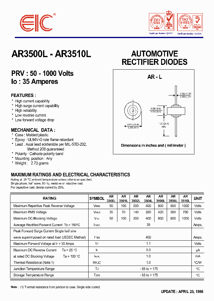 AR3500L_618029.PDF Datasheet