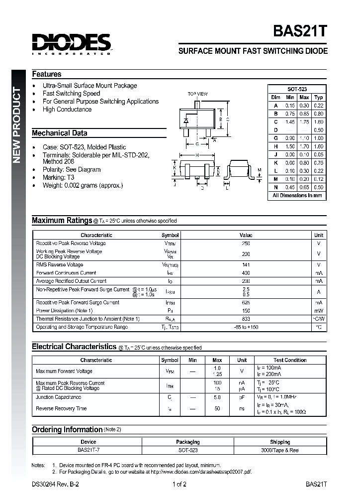 BAS21T_727932.PDF Datasheet