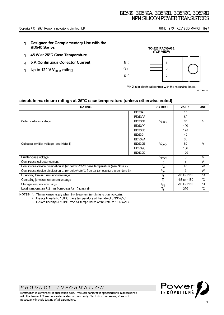 BD539A_694608.PDF Datasheet