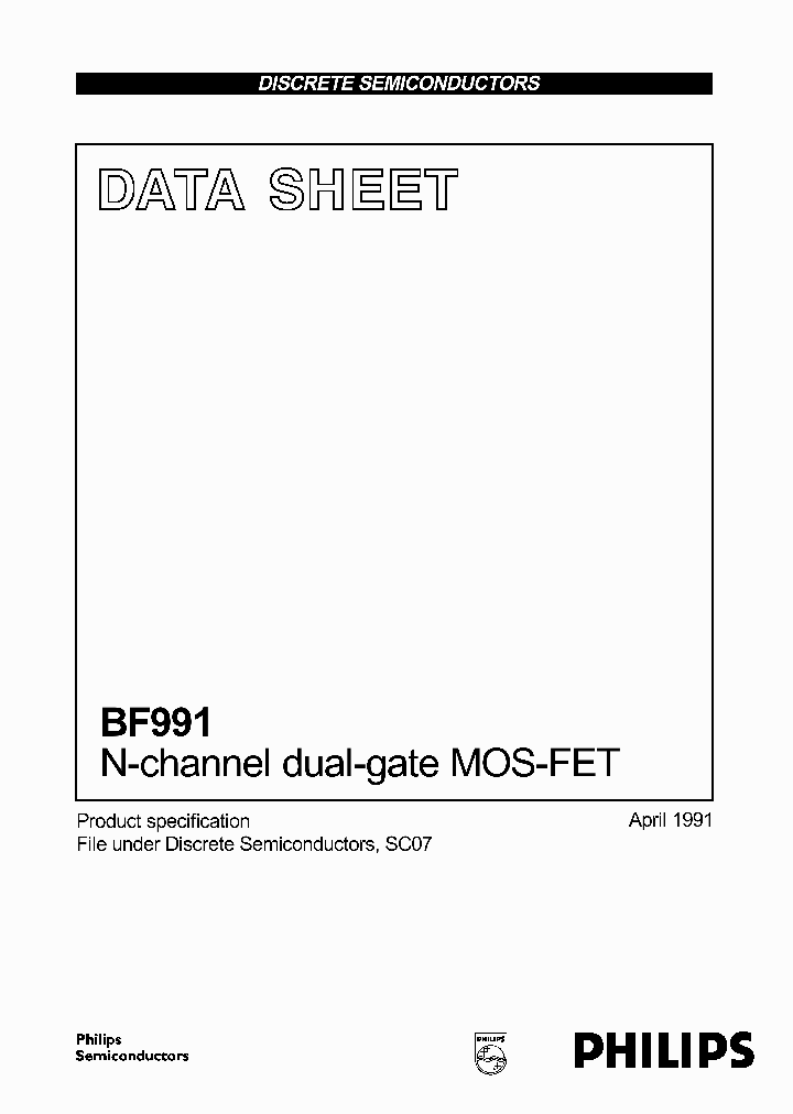 BF991_778887.PDF Datasheet