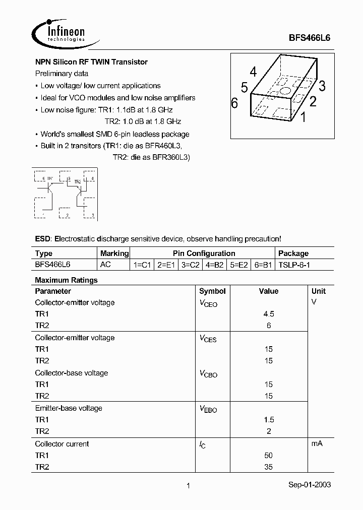 BFS466L6_593937.PDF Datasheet