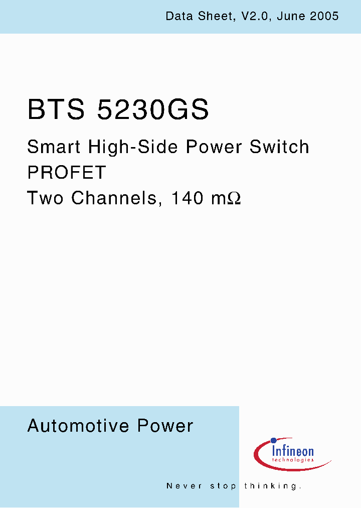 BTS5230GS_650742.PDF Datasheet