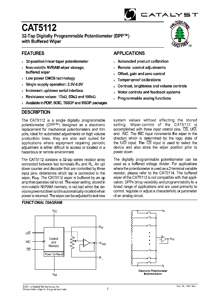 CAT5114SI-00TE13_585140.PDF Datasheet