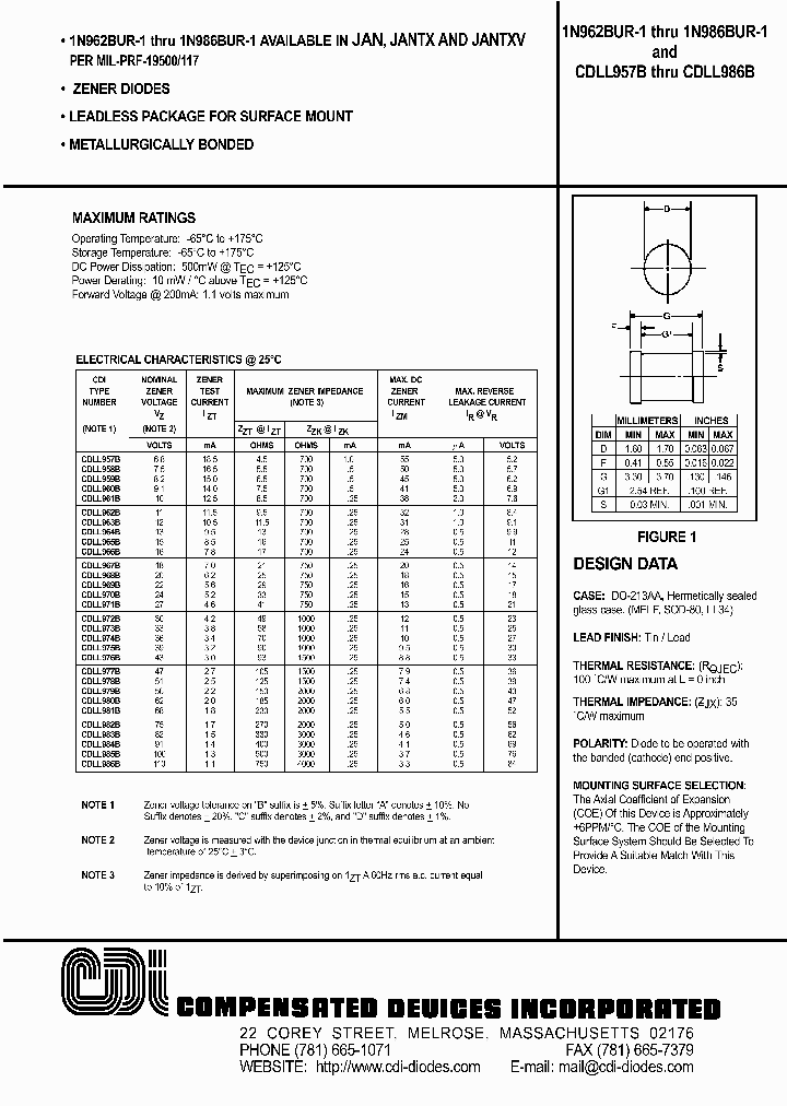 CDLL957B_20584.PDF Datasheet