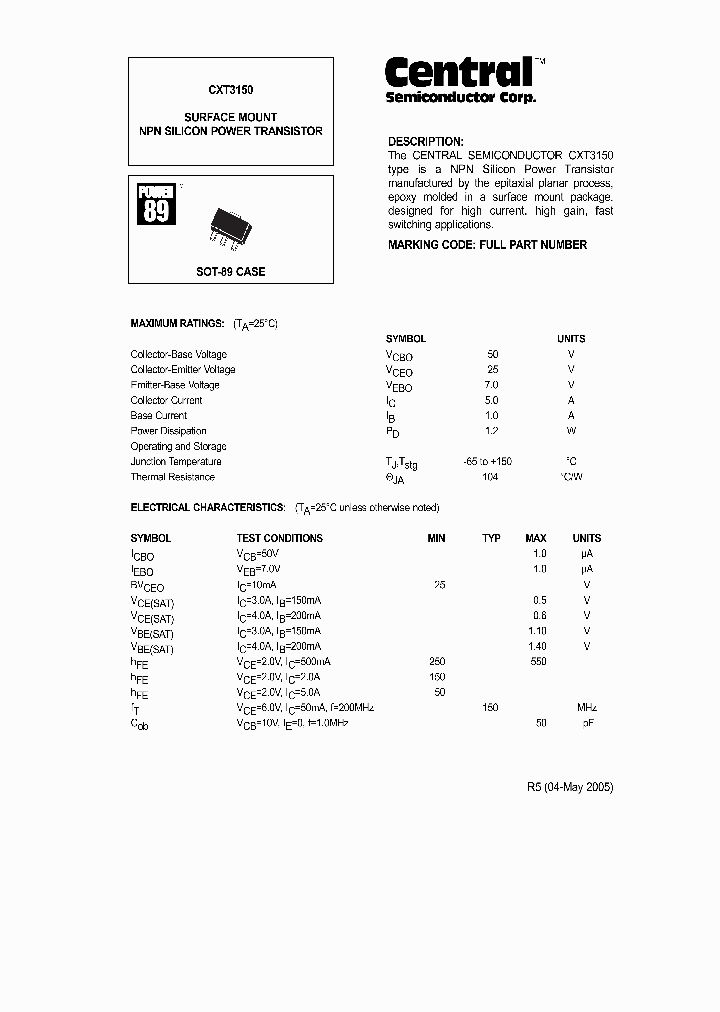 CXT3150_635546.PDF Datasheet